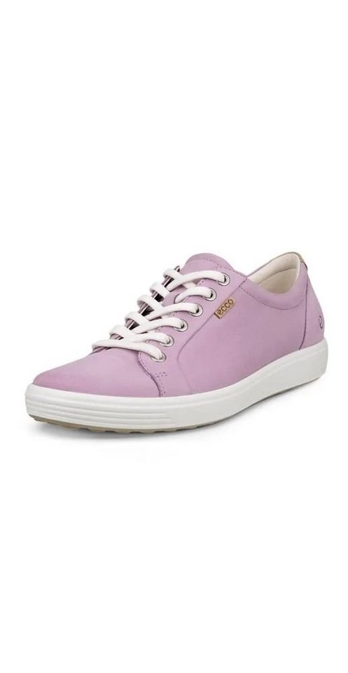 Ecco Soft 7 (Nubukleder) lavender Damen Sneaker von Ecco