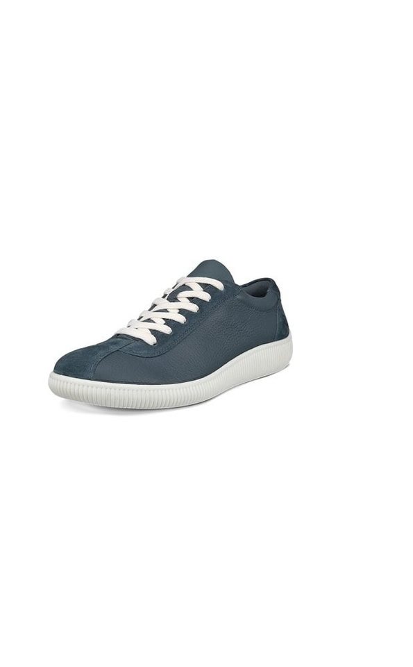 Ecco Soft Zero (ECCO-Leder) marineblau Herren Sneaker von Ecco