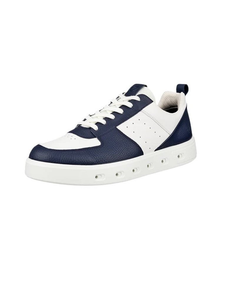 Ecco Street 720 (Glattleder) dunkelblau/weiss Herren Sneaker von Ecco