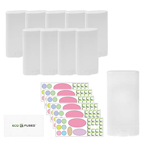 Lufterfrischer Container Weiß 0,5oz (15ml) 10 Stück - 60 beschreibbare Aufkleber Torsionsmechanismus Nachfüllbare Kosmetikbehälter für selbstgemachten Lufterfrischer, Weiß, 70 Unité (Lot de 1) von Eco-Fused