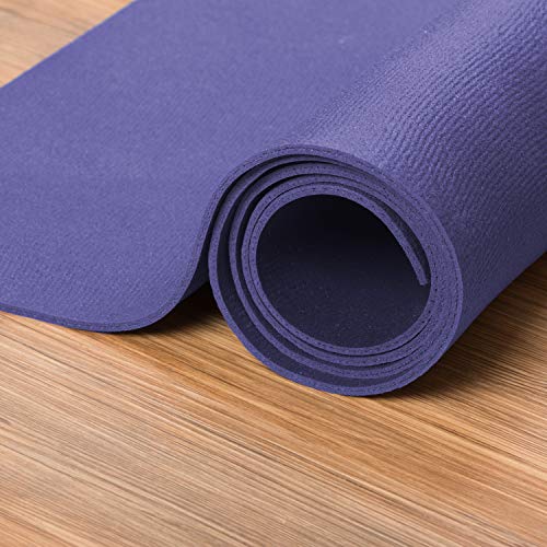 XXL Yogamatte in verschiedenen Farben + Größen, schadstofffreie Yogamatte in lila, besonders groß und breit, OEKO-Tex 100 zertifiziert und rutschfest von Eco Krabbelmatte