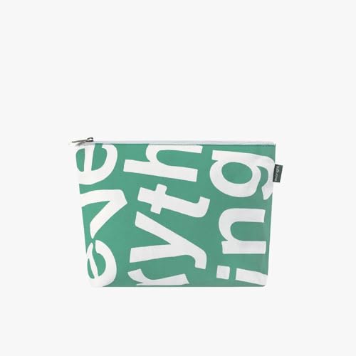 Eco Right Canvas Kosmetiktasche: Reise-Makeup-Tasche für Frauen & Mädchen, Reißverschluss Geldbörse Veranstalter von Eco Right