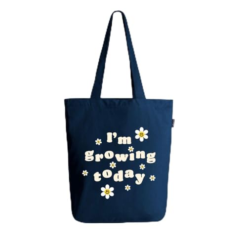 Ecoright Aesthetic Canvas Tote Bags for Women, Reusable Tote Bag with Zip, Ideal for Grocery, Shopping, Travel, School von Eco Right