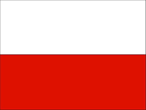 Eco POLNISCHE Fahne mit 2 Ösen 90x150cm Flagge Polen Hissflagge Hissfahne Fahnen von ECO