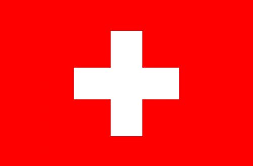 SCHWEIZER FAHNE mit 2 Ösen 90x150cm Flagge Schweiz Hissflagge Hissfahne Fahnen von ECO
