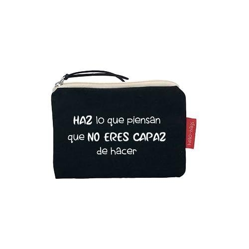 Econanos Hellobags2019 Strandtasche, 14 cm, Schwarz (Negro) von hello-bags
