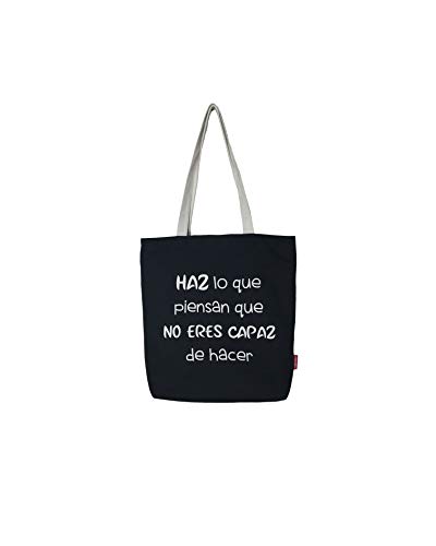 Econanos Hellobags2019 Strandtasche, 38 cm, Schwarz (NEGRO) von hello-bags