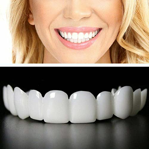 Ecoodisk Zahnfurniere, lächeln sofortige temporäre Zähnekit -Dekor, perfekte Zahnspangen und Alternative, lächeln in Minuten (1 Paar) von Ecoodisk