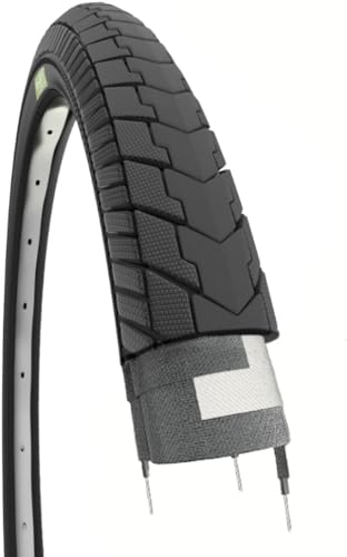 Reifen 26 x 1,75 (47-559) Slim-Reifen schwarz für City-Bike Herren Fahrrad Erwachsene von Ecovelò