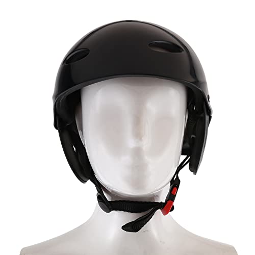 Ecverbyh Sicherheits Schutz Helm 11 Atemlöcher Für Wassersport Kajak Paddel Boot - Schwarz von Ecverbyh