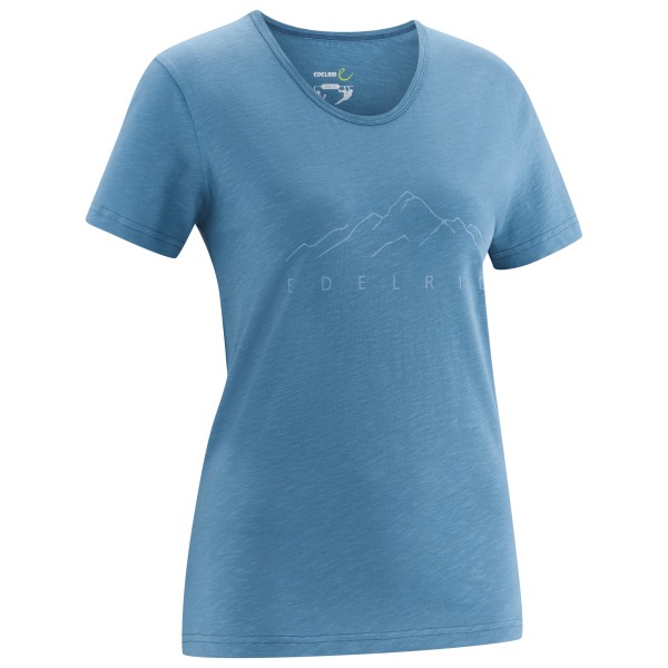 Edelrid - Women's Highball T-Shirt V - T-Shirt Gr M blau von Edelrid