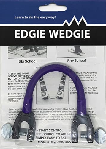 Edgie Wedgie - Der Original Ski-Tip Connector (lila) von Edgie Wedgie