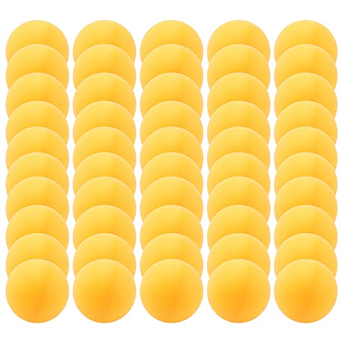 Edsdeyet 50 Stück 40 mm Tischtennis-Trainingsbälle, Ping-Pong-Bälle, Gelb/Weiß, zufällige Farbauswahl von Edsdeyet
