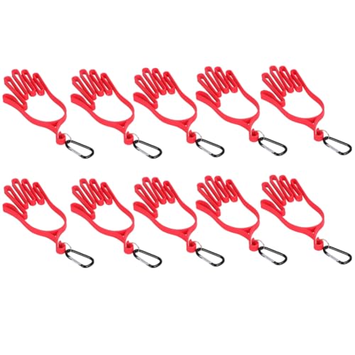 Edsdeyet Roter Stützständer für Golferinnen und Golfer, Um das Trocknen der Handschuhe zu Erleichtern von Edsdeyet