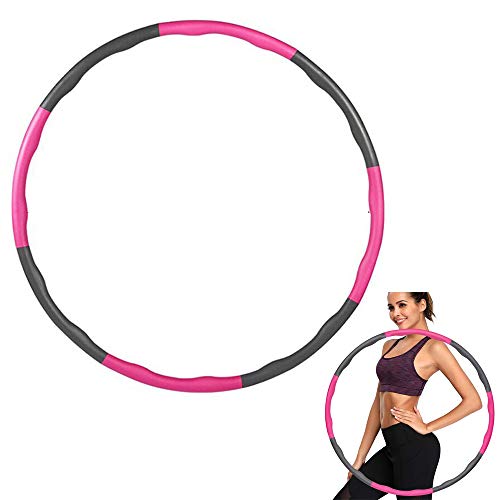 Efan Hula Hoop Reifen Erwachsene, 8 Abnehmbare Abschnitte Geeignet für Erwachsene und Kinder, Hoola Hoops für Fitness zur Gewichtsabnahme/Bauchformung/Zuhause/Büro, 1KG von EFAN