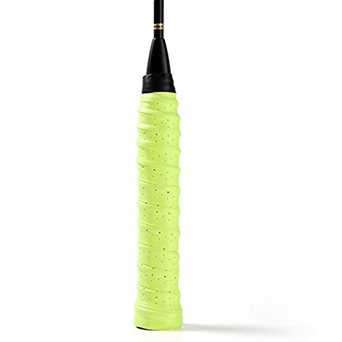 Egurs Griffbänder für Tennisschläger 2 Stück Griffband Overgrip für badmintonschläger Schlägergriffband,Antirutsch Grün von Egurs