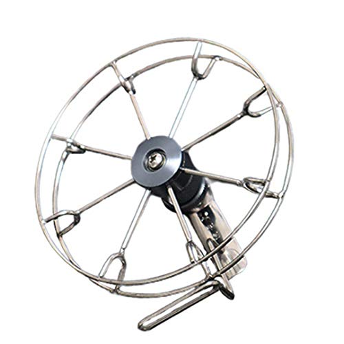 Eighosee 100 mm Durchmesser Ring Handrad, Angelrad, Scheibenrad, Fischrad, Angelrad, Angelrutenrad von Eighosee