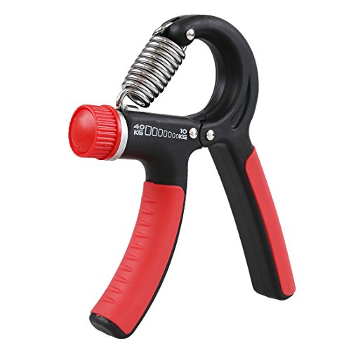 Eighosee Klemmgriff Muskelkraft Übung Handgriff Gerät Fitness 10-40kg Handgelenk Hand Schwarz von Eighosee
