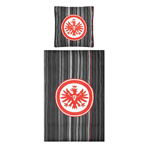 Eintracht Frankfurt GOTS Bettwäsche (Streifen, one Size) von Eintracht Frankfurt
