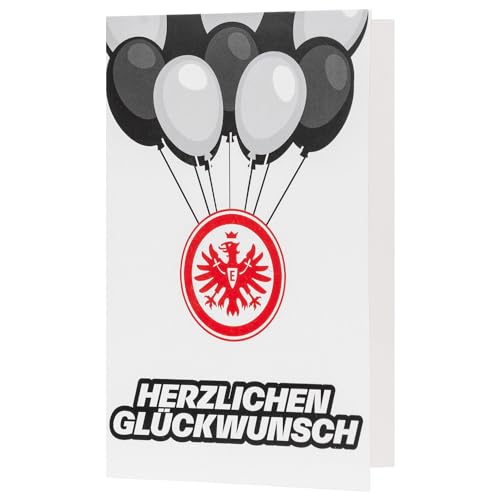 Eintracht Frankfurt Grußkarte Luftballons von Eintracht Frankfurt