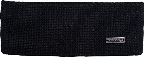 Eisglut Damen Stirnband Ninl Merino, Schwarz, M 57-58cm, 17232 von Eisglut