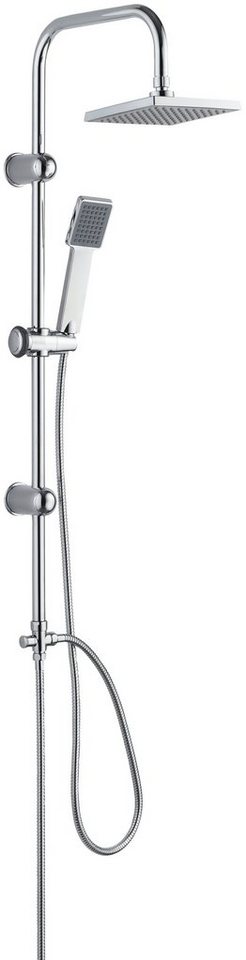 Eisl Duschsystem EASY ENERGIE, Höhe 103,3 cm, Regendusche ohne Armatur, Duschsystem mit Kopfbrause und Handbrause von Eisl