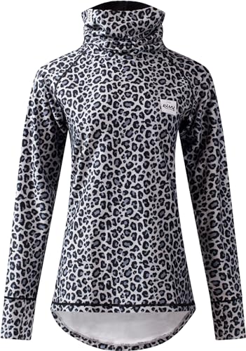 Eivy Damen Icecold Gaiter Top Yoga Shirt, Snow Leopard, M EU von Eivy