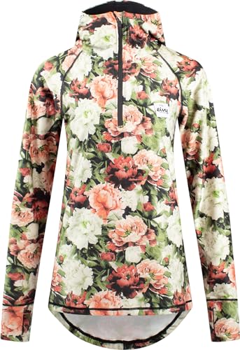Eivy Damen Icecold Zip Hood Top Yoga Shirt, Autumn Bloom, XS EU von Eivy