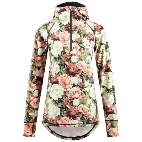 Eivy Damen Icecold Zip Hood Top Yoga Shirt, Autumn Bloom, XS EU von Eivy