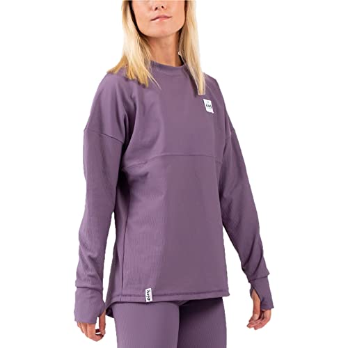 Eivy Damen Venture Rib Top Yoga Shirt, Deep Purple, S EU von Eivy