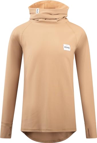 Eivy Damen Icecold Gaiter Rib Top Yoga Shirt, Faded Coffee, XXS EU von Eivy