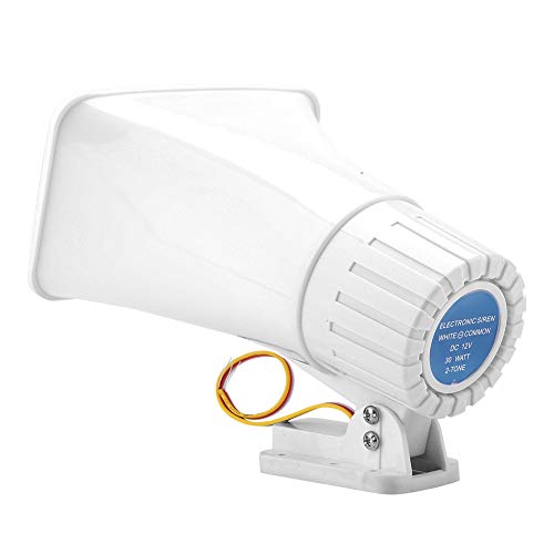 Horn Alarm Sirene, 150 dB DC 12 V Dual Tone Wired Horn Sirene Lautsprecher Alarmanlage Warnung Sicherheitssystem Einbruchalarm für Home Security von Ejoyous