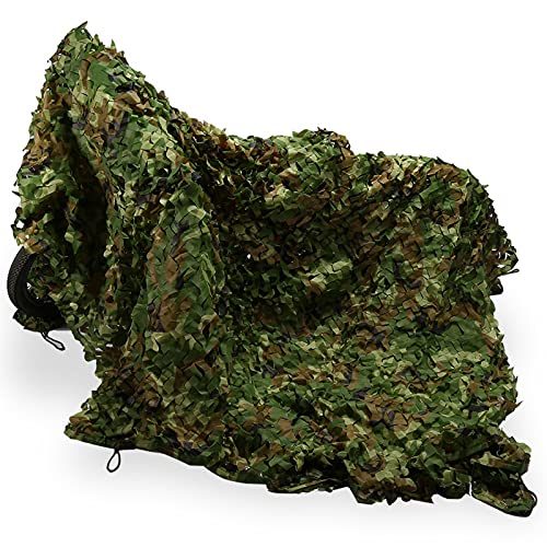 Ejoyous Tarnnetz Camouflage Netz für Sichtschutz Sonnenschutz, Tarnnetz Jagd Camouflage Netz Tarnung Net, Woodland Jagd Tarn Waldlandschaft Outdoor für Dekoration Sonnenschutz Jagd Camping (3X 5 m) von Ejoyous