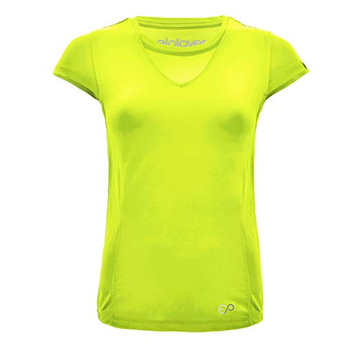 ElPlayer Damen Lyar T-Shirt, Neongelb, XS von Legea