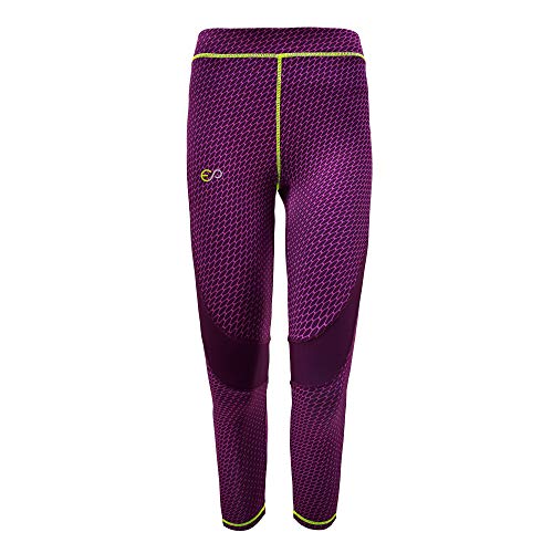 LEGEA Damen Handgelenk Hose, Viola/Giallo Fluo, L von Legea