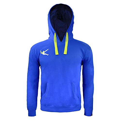 ElPlayer Herren Lixis Jacke, Blu Chiaro/Giallo Fluo, XXL von Legea