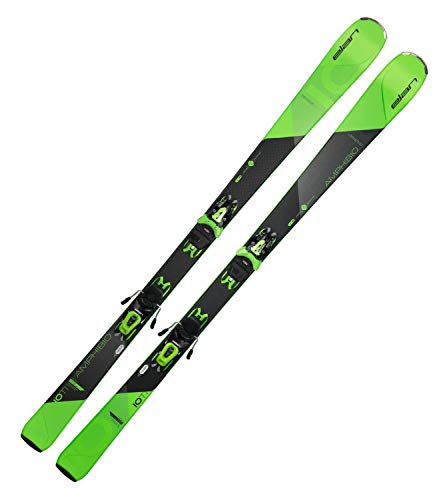 Elan Erwachsene Amphibio Ski, Schwarz Grün, 160cm von Elan
