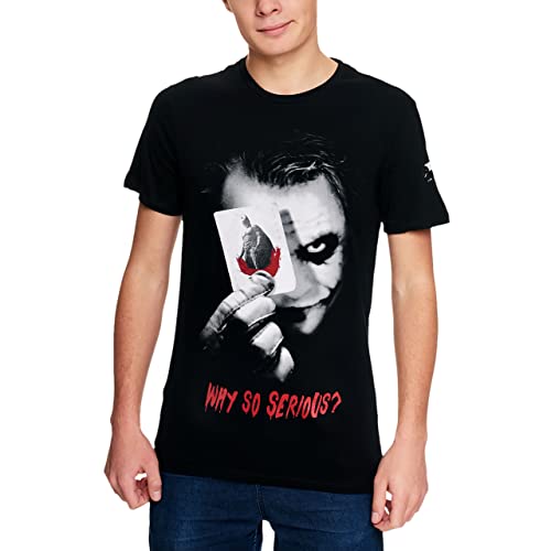 The Dark Knight - Why So Serious T-Shirt schwarz - M von Elbenwald
