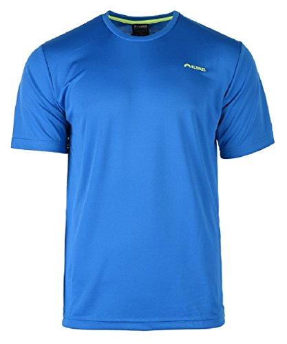 Elbrus Herren GLODI T-Shirt, Cloisonne/Safety Yellow, L von Elbrus