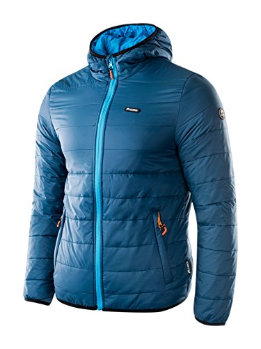 Elbrus Herren Murico Padded Jacket, Legion Blue/Light Blue/Pumpkin, L von Elbrus