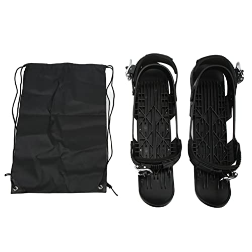Mini Ski Shoes Black Adjustable Size Adjustable Binding Outdoor Mini Snowboard Ski Boots for Forest Trails von Elelif