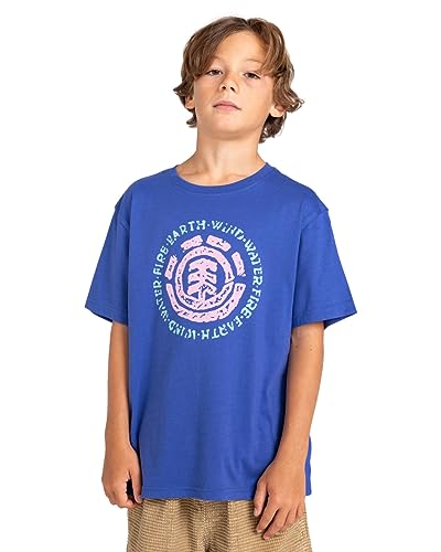 Element Summer Seal - T-Shirt - Jungen 8-16 - L/14 - Blau von Element