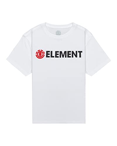 Element Blazin - T-Shirt - Jungen 8-16 - XS/8 - Weiss von Element