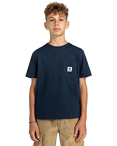 Element Basic - Taschen-T-Shirt - Jungs 8-16 - M/12 - Blau von Element
