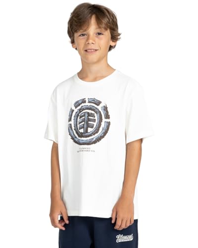 Element Wooden Tree Logo - T-Shirt für Jungs 8-16 Weiß von Element
