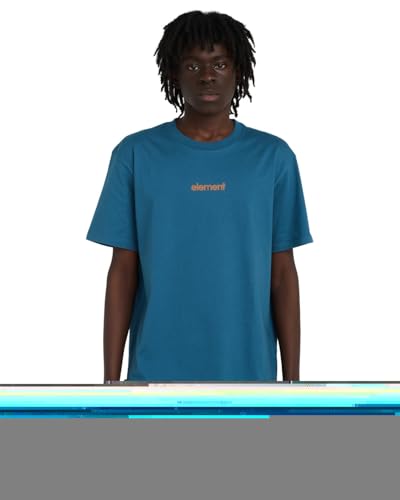 Element LOWCASE BP SS T-Shirt, kurzärmlig, für Herren, Blau von Element