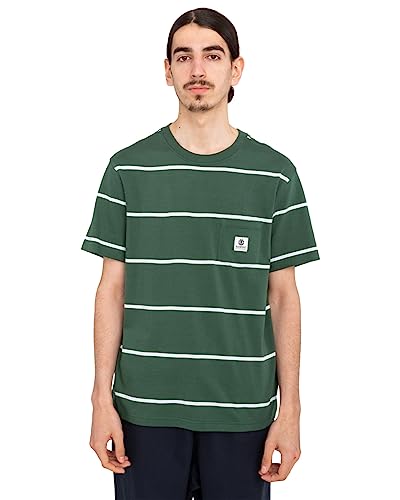 Element T-Shirt Basic Pocket Männer Grün L. von Element
