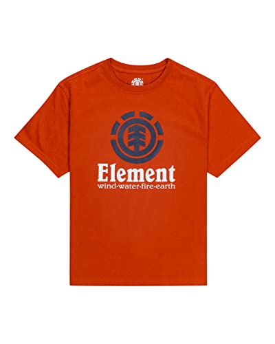 Element Vertical - T-Shirt - Jungen 8-16 - XL/16 - Orange von Element