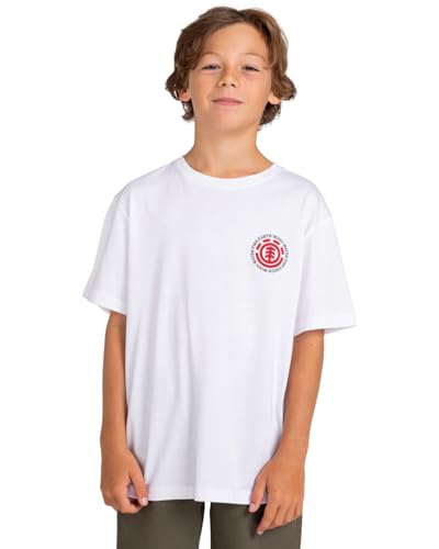 Element Seal Bp - T-Shirt - Jungen 8-16 - XL/16 - Weiss von Element