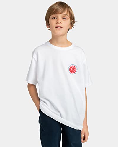 Element Seal Bp - T-Shirt - Jungen 8-16 - XS/8 - Weiss von Element